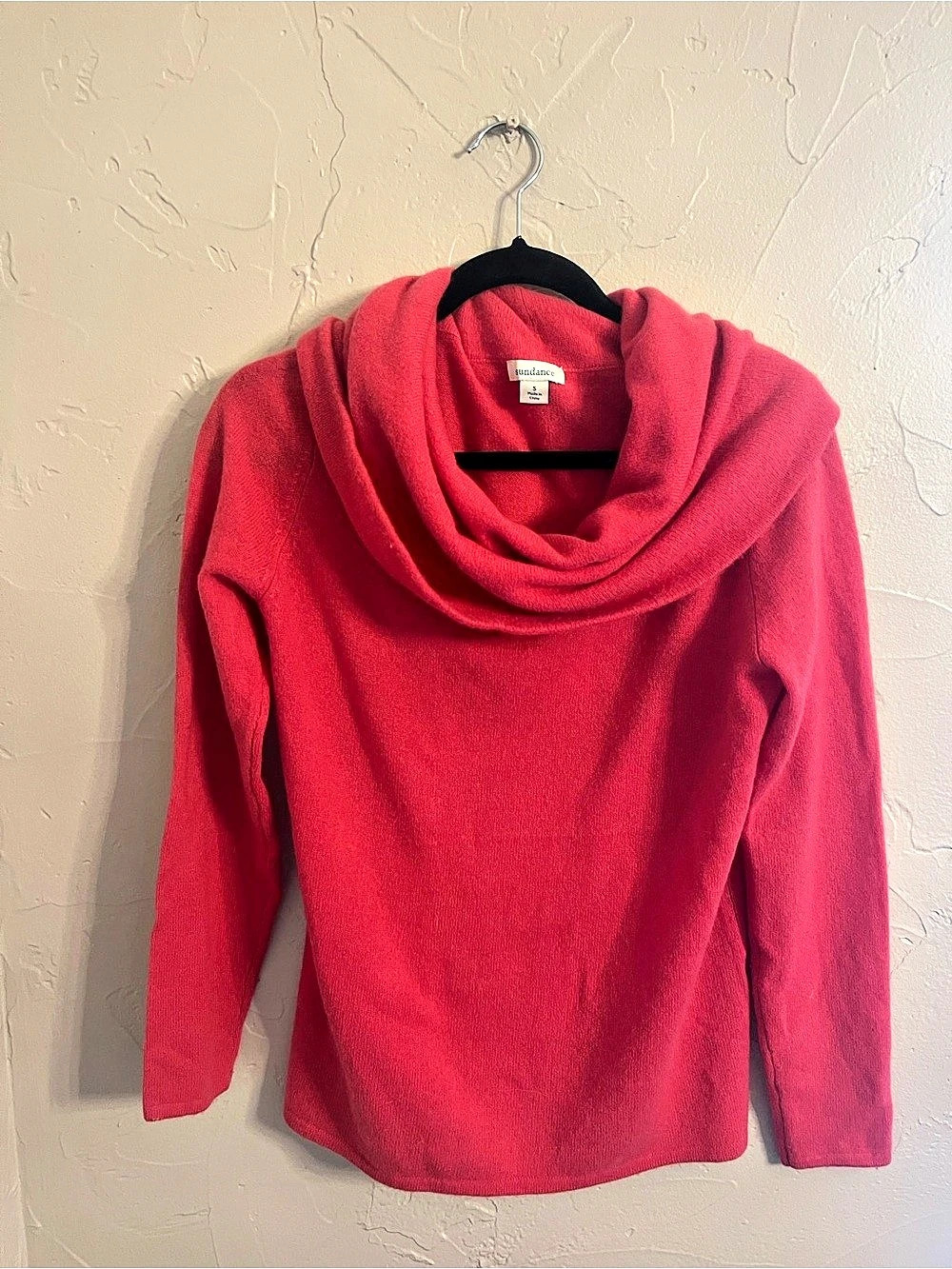 Sundance Sweet Sentiments Cashmere Sweater Pink (Can be worn off the shoulder)